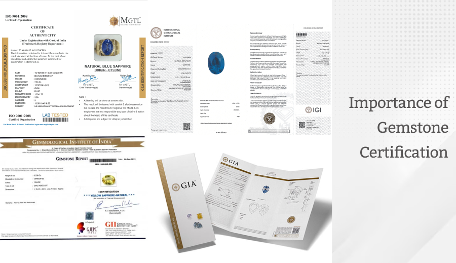 IMPORTANCE OF GEMSTONE CERTIFICATION
