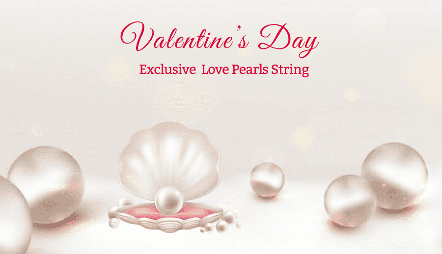 Valentine’s Day 2019 Exclusive Gift – Love Pearls String