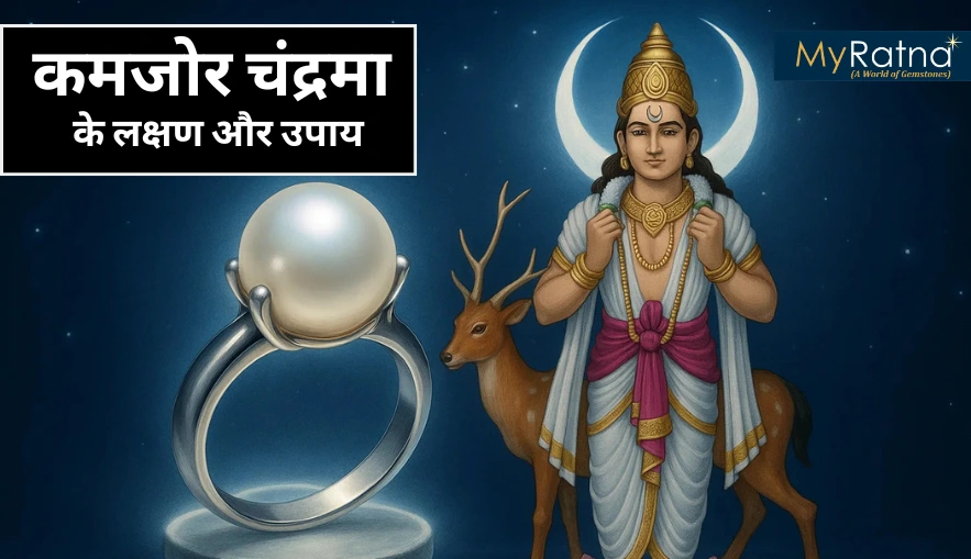 कमजोर चंद्रमा के लक्षण और उपाय