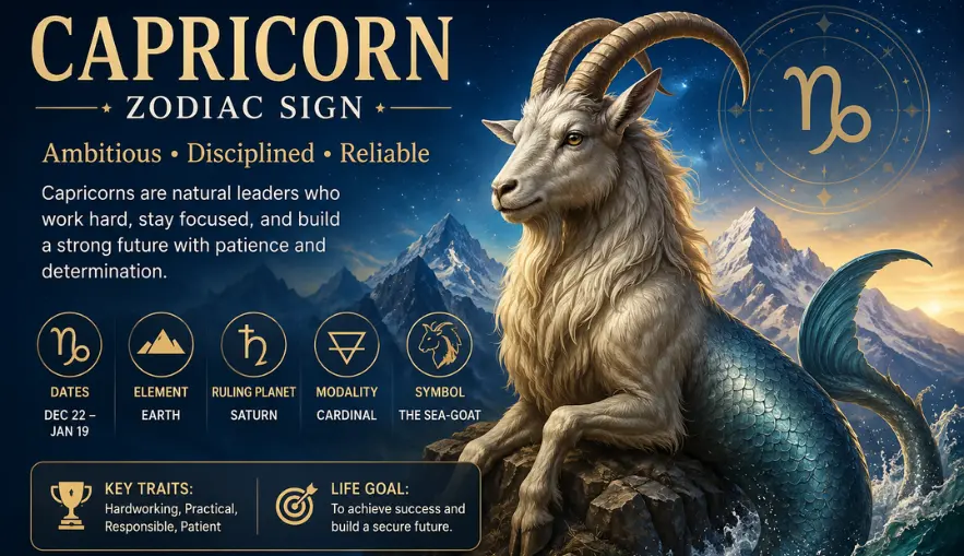 Capricorn Zodiac Sign: Horoscope, Dates & Personality Traits