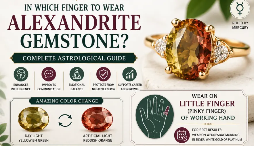 In Which Finger to Wear Alexandrite Gemstone?