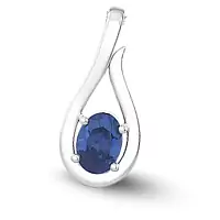 Blue Sapphire Pendant