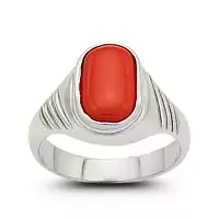 Moonga Stone Ring