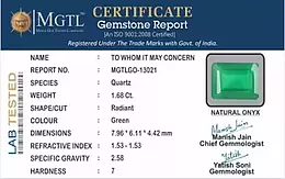 Green Onyx - GO 13021 Prime - Quality