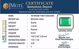 Green Onyx - GO 13029 Prime - Quality