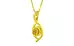 Panchdhatu Thailand Yellow Sapphire Pendant Fine Quality (P1)
