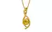 Gold Thailand Yellow Sapphire Pendant Limited Quality (P1)