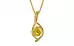 Gold Thailand Yellow Sapphire Pendant Limited Quality (P1)