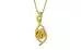 Ashtadhatu Thailand Yellow Sapphire Pendant Rare Quality (P1)