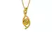 Gold Thailand Yellow Sapphire Pendant Rare Quality (P1)