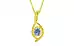Panchdhatu Ceylon Blue Sapphire Pendant Fine Quality (P1)