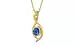Ashtadhatu Ceylon Blue Sapphire Pendant Limited Quality (P1)