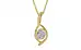 Ashtadhatu Ceylon White Sapphire Pendant Prime Quality (P1)
