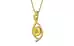Ashtadhatu Ceylon Yellow Sapphire Pendant Limited Quality (P1)