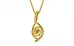 Gold Ceylon Yellow Sapphire Pendant Prime Prime Quality (P1)