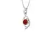 Sterling Silver Hessonite Garnet Pendant Prime Quality (P1)