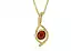 Ashtadhatu Hessonite Garnet Pendant Prime Quality (P1)
