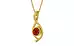 Gold Hessonite Garnet Pendant Prime Quality (P1)