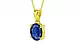 Panchdhatu Thailand Blue Sapphire Pendant Limited Quality (P10)