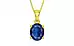 Panchdhatu Thailand Blue Sapphire Pendant Limited Quality (P10)