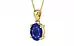Ashtadhatu Thailand Blue Sapphire Pendant Prime Quality (P10)