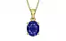 Ashtadhatu Thailand Blue Sapphire Pendant Prime Quality (P10)