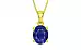 Panchdhatu Thailand Blue Sapphire Pendant Prime Quality (P10)