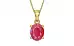 Ashtadhatu Ruby Pendant Fine Quality (P10)