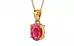 Gold Ruby Pendant Fine Quality (P10)
