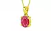 Panchdhatu Ruby Pendant Fine Quality (P10)