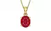 Ashtadhatu Ruby Pendant Limited Quality (P10)