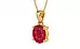 Gold Ruby Pendant Limited Quality (P10)