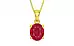 Panchdhatu Ruby Pendant Limited Quality (P10)