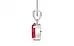 Sterling Silver Ruby Pendant Prime Quality (P10)