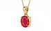 Ashtadhatu Ruby Pendant Prime Quality (P10)