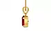 Gold Ruby Pendant Rare Quality (P10)