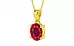 Panchdhatu Ruby Pendant Rare Quality (P10)