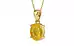 Ashtadhatu Thailand Yellow Sapphire Pendant Fine Quality (P10)