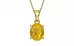 Ashtadhatu Thailand Yellow Sapphire Pendant Fine Quality (P10)