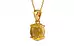 Gold Thailand Yellow Sapphire Pendant Prime Quality (P10)