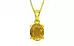 Panchdhatu Thailand Yellow Sapphire Pendant Prime Quality (P10)