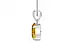Sterling Silver Thailand Yellow Sapphire Pendant Rare Quality (P10)