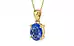 Ashtadhatu Ceylon Blue Sapphire Pendant Limited Quality (P10)