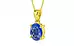 Panchdhatu Ceylon Blue Sapphire Pendant Limited Quality (P10)