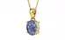 Ashtadhatu Ceylon Blue Sapphire Pendant Prime Quality (P10)