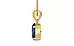 Gold Ceylon Blue Sapphire Pendant Rare Quality (P10)