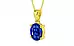 Panchdhatu Ceylon Blue Sapphire Pendant Rare Quality (P10)