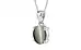 Sterling Silver Cat's Eye Pendant Fine Quality (P10)