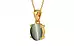 Gold Cat's Eye Pendant Fine Quality (P10)