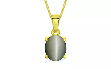 Panchdhatu Cat's Eye Pendant Fine Quality (P10)
